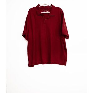 Saddlebred Red Polo Shirt XXL 60% Cotton 40% Polyester Mens Casual Wear